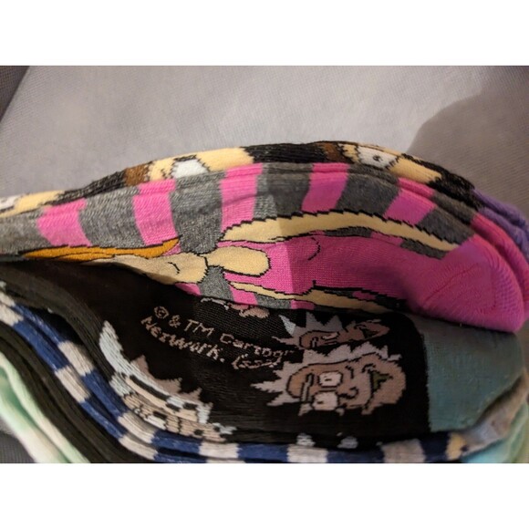 Rick and Morty No Show Socks 6ct Shoe Size 4-10 - Picture 5 of 6